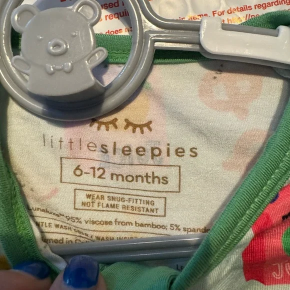 NWT Little Sleepies Snack Attack zippy